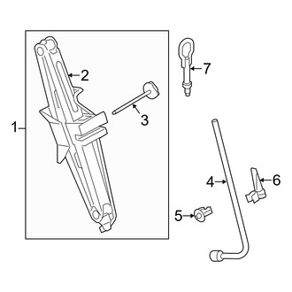 Ford OE - Side Panel - Jack & Components (Driver Side), (Mini Passenger Van 104.8" Wheelbase)