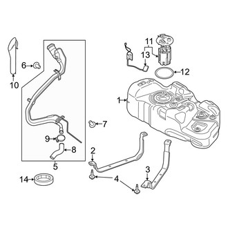 Ford OE - Fuel System Components (2.0L)