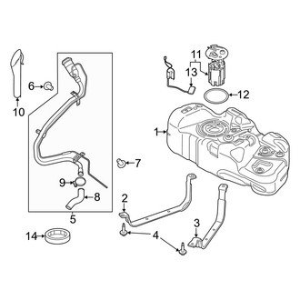 Ford OE - Fuel System Components (2.5L)