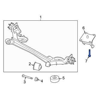 Ford OE - Beam Axle Bolt