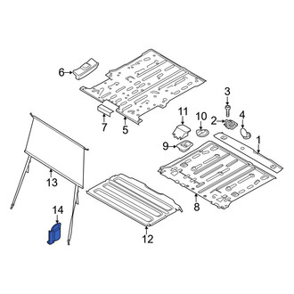 Ford OE - Rear Tie Down Hook