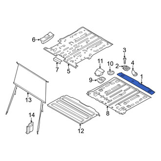 Ford OE - Rear Floor Sill