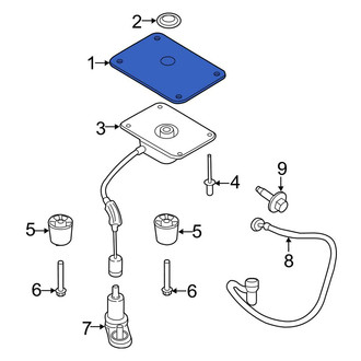 Ford OE - Spare Tire Bracket