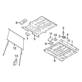 Ford OE - Rear Body & Floor - Interior Trim (120.6" Wheelbase)