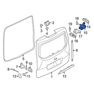 Ford OE - Rear Liftgate Latch