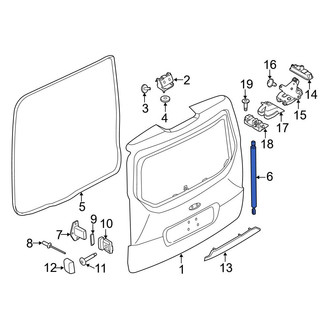 Ford OE - Liftgate Lift Support