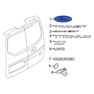 Ford OE - Rear Door Emblem