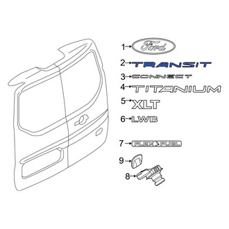 Ford OE - Rear Door Emblem