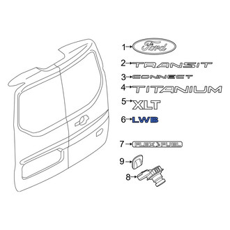 Ford OE - Rear Door Emblem