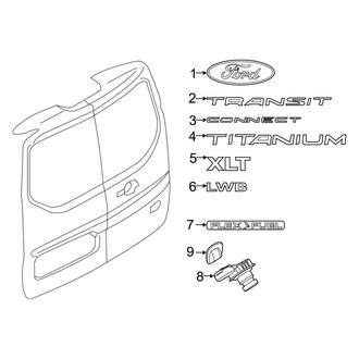 Ford OE - Lift Gate - Exterior Trim