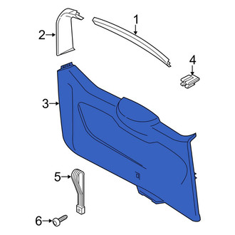 Ford OE - Rear Lower Liftgate Trim