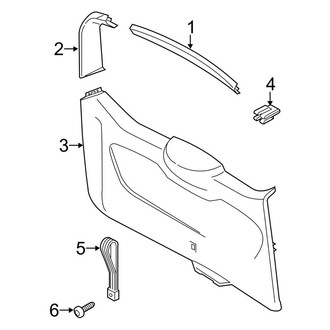 Ford OE - Lift Gate - Interior Trim