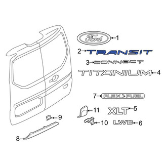 Ford OE - Rear Door Emblem