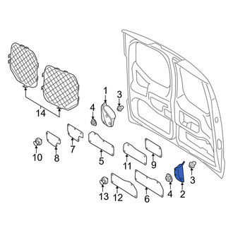 Ford OE - Rear Left Inner Door Trim Molding