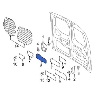 Ford OE - Rear Right Door Water Deflector