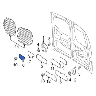 Ford OE - Rear Right Upper Door Panel Insert