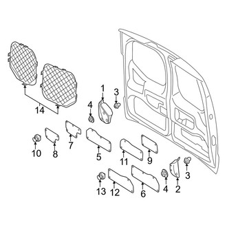 Ford OE - Back Door - Interior Trim