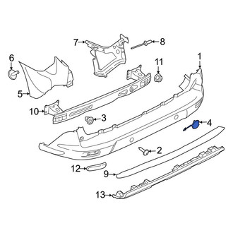 Ford OE - Rear Tow Hook Cover