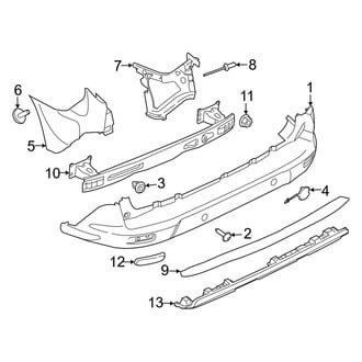 Ford OE - Rear Bumper - Bumper & Components
