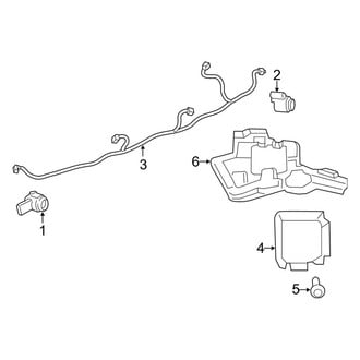 Ford OE - Rear Bumper - Electrical Components