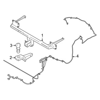 Ford OE - Rear Bumper - Trailer Hitch Components (Accessory)