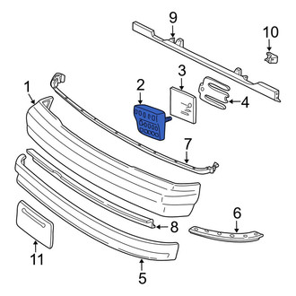 Ford OE - Front Right Bumper Face Bar Bracket