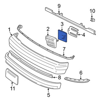 Ford OE - Front Left Bumper Face Bar Bracket