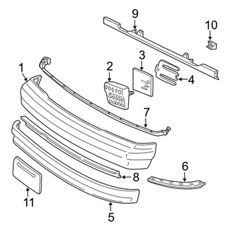 Ford OE - Front Bumper - Bumper & Components