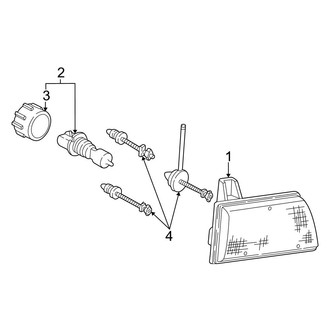 Ford OE - Front Lamps - Headlamp Components (Composite)