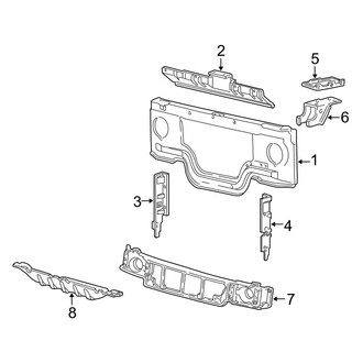 Ford OE - Radiator Support (4.2L)