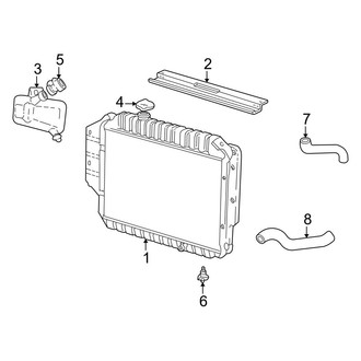 Ford OE - Cooling - Radiator & Components (4.2L)