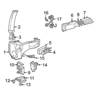 Ford OE - Air Conditioner & Heater - Evaporator & Heater Components (Auxiliary, A/C & Heater Component)