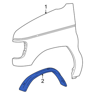 Ford OE - Front Left Fender Splash Shield