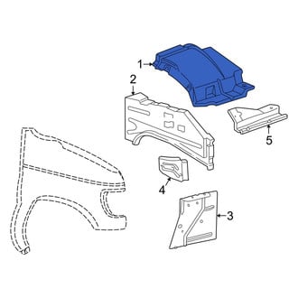 Ford OE - Front Right Fender Apron Assembly
