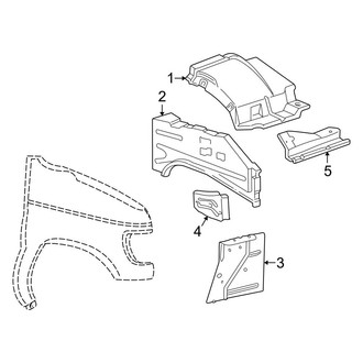 Ford OE - Fender - Structural Components & Rails