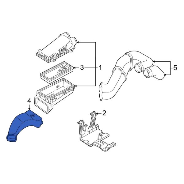 Engine Air Intake Hose