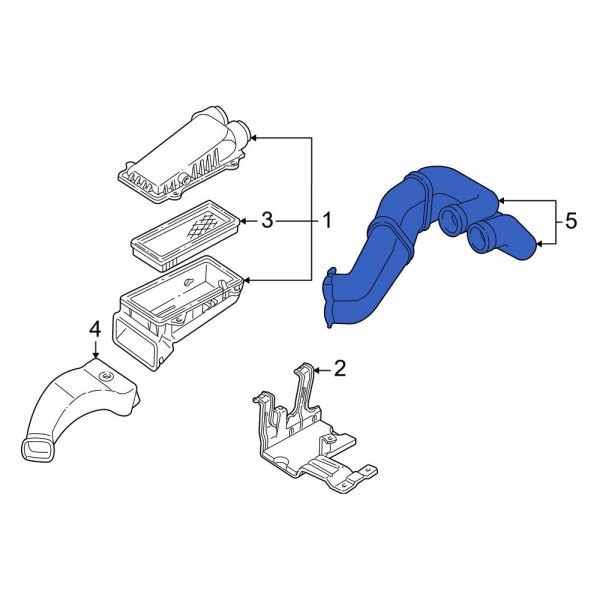 Engine Air Intake Hose