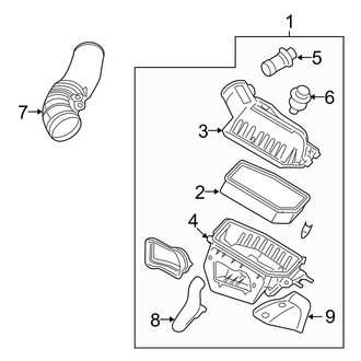 Ford OE - Engine - Air Inlet (6.0L)