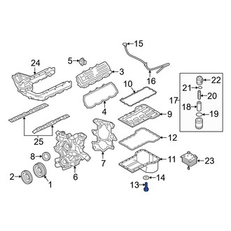 Ford OE - Engine Oil Drain Plug