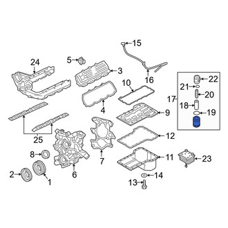 Ford OE - Engine Oil Filter Housing