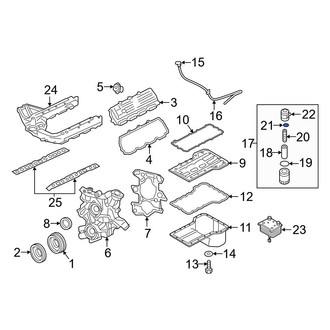 Ford OE - Engine Oil Pump Pickup Tube Gasket