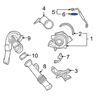 Ford OE - Turbocharger Oil Line O-Ring