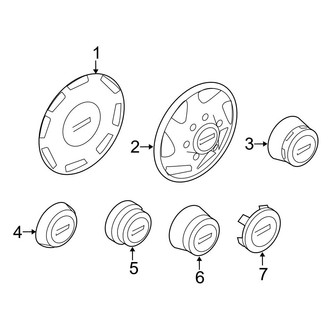 Ford OE - Wheels - Covers & Trim