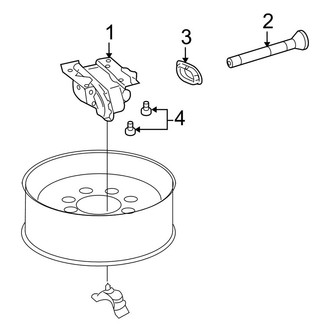 Ford OE - Wheels - Spare Tire Carrier