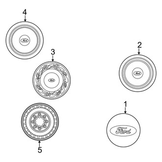 Ford OE - Wheels - Covers & Trim