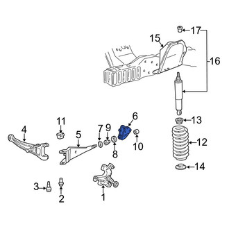 Ford OE - Left Radius Arm Bracket