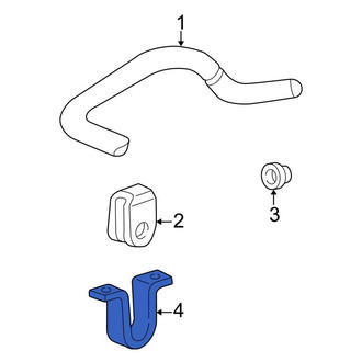 Ford OE - Front Suspension Stabilizer Bar Bracket