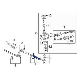 Ford OE - Steering Tie Rod End Adjusting Sleeve