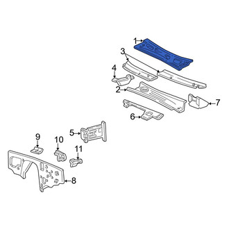 Ford OE - Cowl Grille Panel
