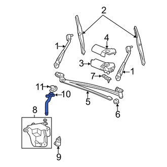 Ford OE - Front Washer Fluid Reservoir Filler Pipe